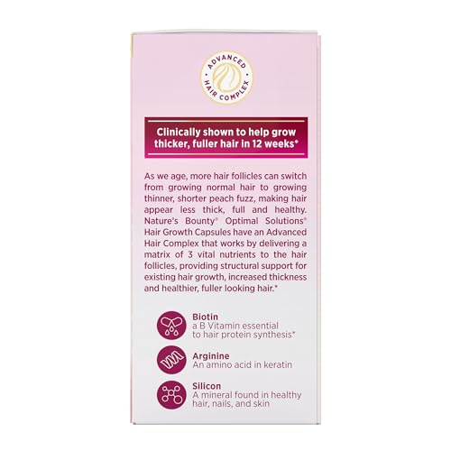 Nature's Bounty Hair Growth Supplement, 30 Capsules