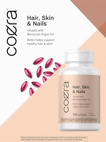 Coera Hair, Skin & Nails Vitamins with Biotin