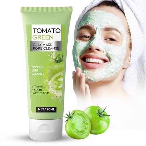 Weeping Willow Oil Co - Clay Mask, Deep Pore Cleaner with Tomato, Moisturizing & Exfoliation Facial Masks Cleanse, Skin Care for Women