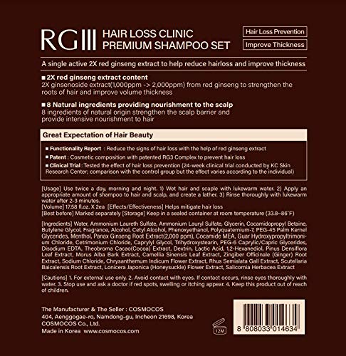 Premium Hair Loss Shampoo Duo Set