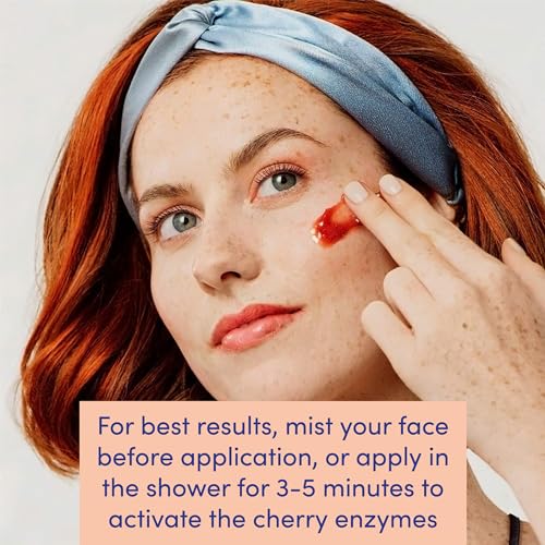 Naturopathica Sweet Cherry Brightening Enzyme Peel, Exfoliating Facial Peel Treatment for Brightening Skin, 1.69 fl oz