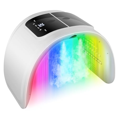 Red Light Therapy for Face,Led Face Mask Light Therapy with Spray Function, 7 in 1 Led Mask Light Therapy Beauty Equipment for Skin Care