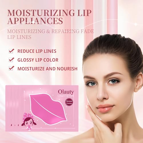 30 Pairs Collagen Crystal Lip Masks & 24K Gold Eye Mask, Crystal Collagen Under Eye Patches for Puffy Eyes, Effectively Nourishes, Moisturizing & Reducing Fine Lines Dark Circle Lip & Eye Care