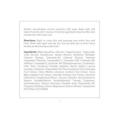 DRMTLGY Microdermabrasion Facial Scrub and Face Mask. Non-Abrasive Face Exfoliator Improves Acne Scars, Blackheads, Pore Size, and Skin Texture. 2 oz