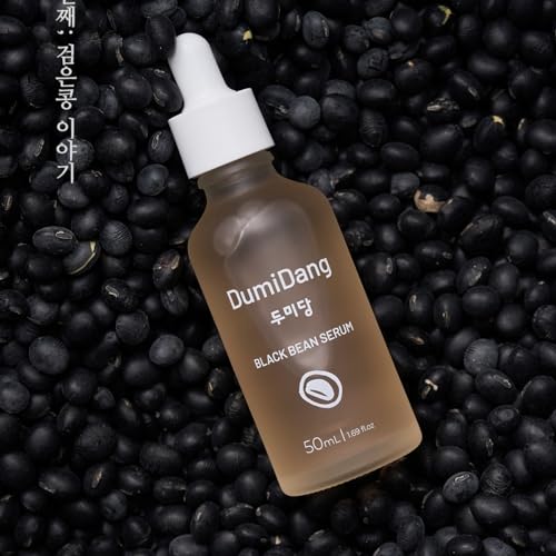 DumiDang Black Bean Serum - Korean Traditional Vegan Skincare Formula, Anti-Aging and Elasticity with Fermented Black Bean Extract, Vegetable Collagen and Carrot Extract, 50mL | 1.69fl.oz.