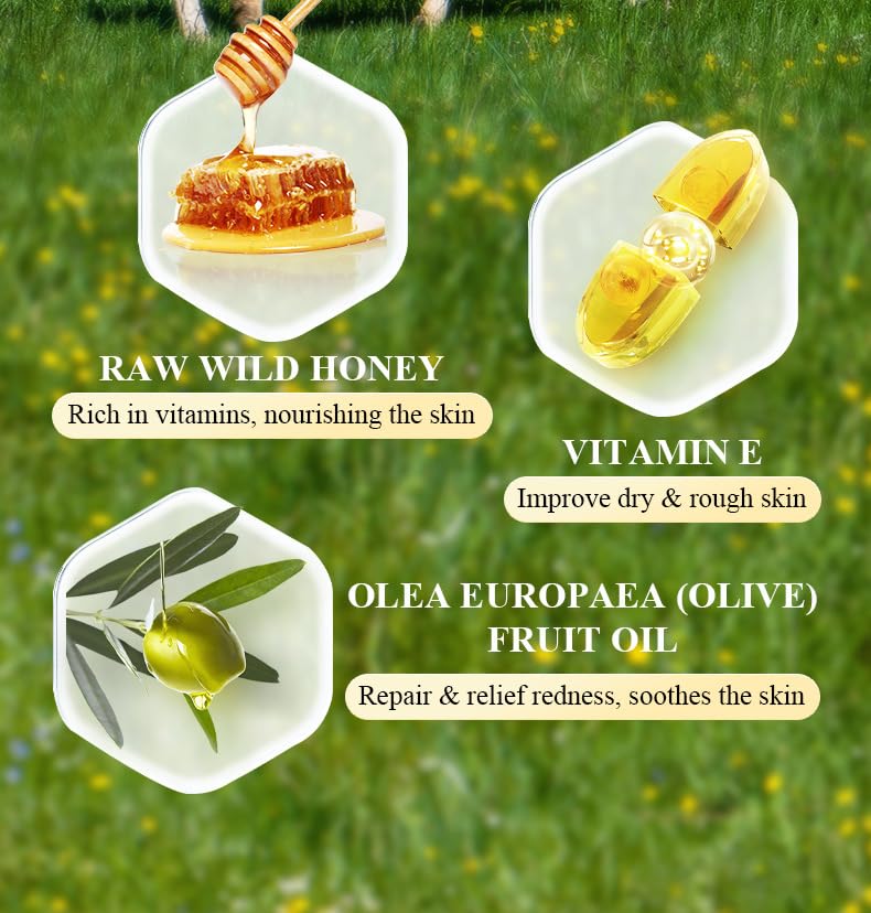 2Bmagic Tallow and Honey Balm for Skin Care - Grass-Fed Beef Tallow & Raw Wild Honey Blend - All Natural Moisturizing Body Oil (2 oz)