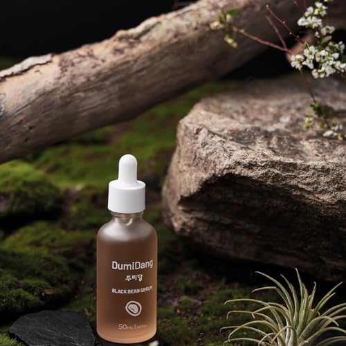 DumiDang Black Bean Serum - Korean Traditional Vegan Skincare Formula, Anti-Aging and Elasticity with Fermented Black Bean Extract, Vegetable Collagen and Carrot Extract, 50mL | 1.69fl.oz.