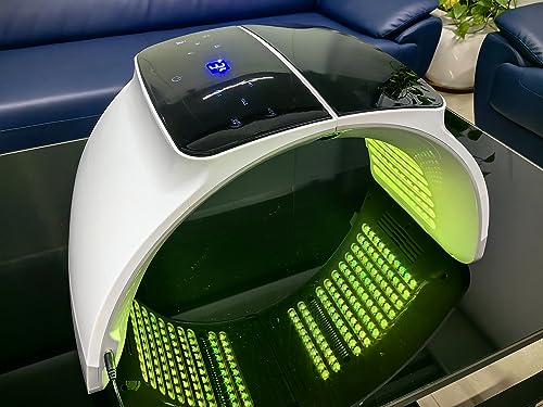 LED Light Therapy Red Light Therapy for Face - 7 Color Led Face Mask Light Therapy, Cycle Therapy Light & Time Preset & Safty Lock , Beauty Salon Home Spa Body Facial Skin Care Rejuvenation Device