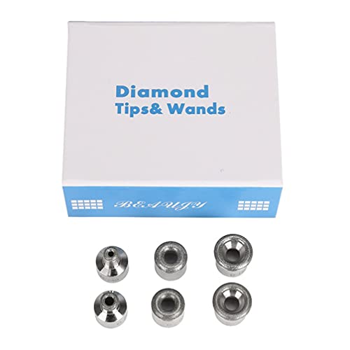 Uonlytech Skin Care Accessories 1pc Diamond Dermabrasion Tips Replacement Tips Dermabrasion Machine Heads for Facial Peeling Skin Cleansing Diamond Dermabrasion Head