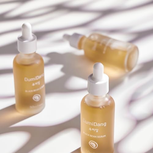 DumiDang Black Bean Serum - Korean Traditional Vegan Skincare Formula, Anti-Aging and Elasticity with Fermented Black Bean Extract, Vegetable Collagen and Carrot Extract, 50mL | 1.69fl.oz.