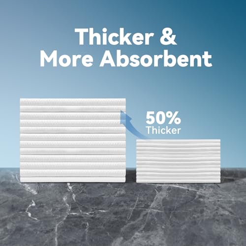 Winner Disposable Face Towels | 100% USA Cotton Face Towelettes, Super Soft & Thick Face Cloths for Sensitive Skin, Makeup Remover Dry Wipes, Face Drying Towels for Skin Care, 165 Count, 3 Pack