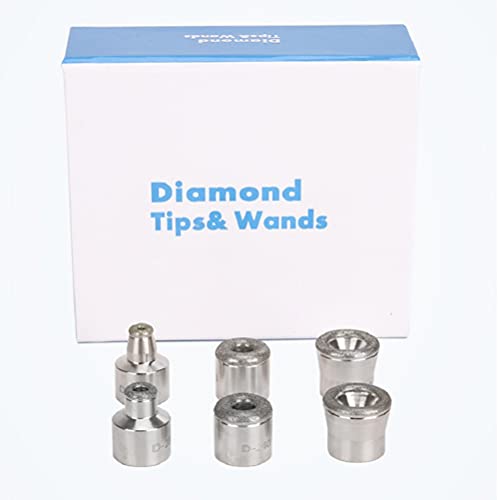 Uonlytech Skin Care Accessories 1pc Diamond Dermabrasion Tips Replacement Tips Dermabrasion Machine Heads for Facial Peeling Skin Cleansing Diamond Dermabrasion Head