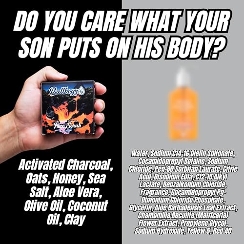 Ballboyz Skincare Pack - Face Scrub, Pimple Patches, Moisturizer