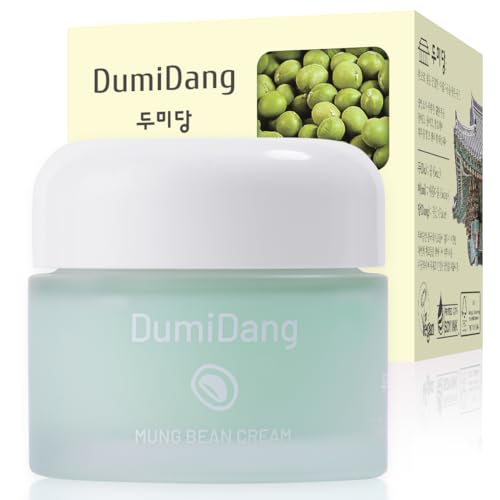 DumiDang Mung Bean Cream - Korean Traditional Vegan Skincare Formula, Detoxifies and Soothes with Fermented Mung Bean Extract, Bifida Extract, Galactomyces, and Centella Asiatica, 50g | 1.76fl. oz.