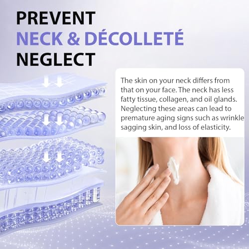 New Neck Firming Tightening Cream: Anti Aging Wrinkle Cream on Neck & Décolleté, Tighten and Lift Neck Cream for Fine Lines, Sagging Crepe Skin, Skin Care Moisturizer Face Cream, Day & Night - 1.7 oz