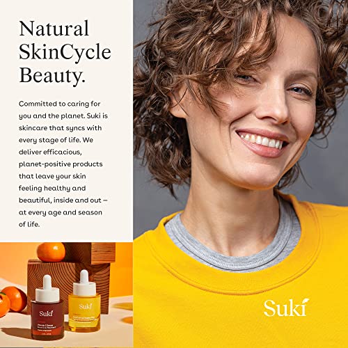 Suki Skincare Resurfacing Enzyme Peel - With Glycolic Acid, Papain, Apple, & Pumpkin - Chemical Exfoliant that Reduces Dry Skin Buildup While Promoting Radiant, Smooth, Soft Skin - 30 ml
