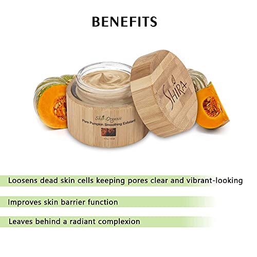 Shira Shir-Organic Pure Pumpkin Smoothing Peel Rich In Natural Enzymes For Smooth-Soften Skin Loosens Dead Skin Cells/All Skin Types - Except Sensitive(15 ml.)…