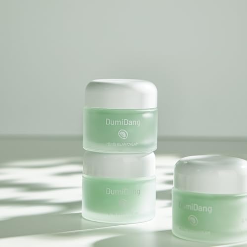 DumiDang Mung Bean Cream - Korean Traditional Vegan Skincare Formula, Detoxifies and Soothes with Fermented Mung Bean Extract, Bifida Extract, Galactomyces, and Centella Asiatica, 50g | 1.76fl. oz.