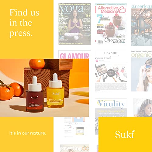 Suki Skincare Resurfacing Enzyme Peel - With Glycolic Acid, Papain, Apple, & Pumpkin - Chemical Exfoliant that Reduces Dry Skin Buildup While Promoting Radiant, Smooth, Soft Skin - 30 ml