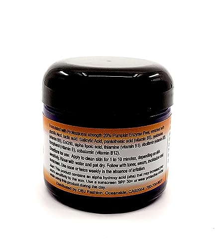 Magic Peel -20% Pumpkin Enzyme Peel 2 oz-Enhanced w/Vita.C, B1, B12, CoQ10, Lactic acid