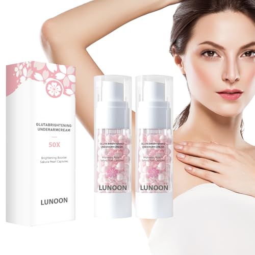 QICDRTF Sakura Gluta Brightening Booster Cream Sakura Gluta Brightening Underarm Cream Pearl Capsules Cream Brightening Underarm Cream Underarm Care Cream (Sakura 2pcs)