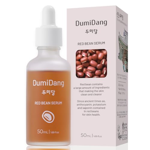 DumiDang Red Bean Serum - Korean Traditional Vegan Skincare Formula, Anti-Aging & clarifying skin with Fermented Red Bean Extract and Kelp Extracts, 50mL | 1.69fl. oz