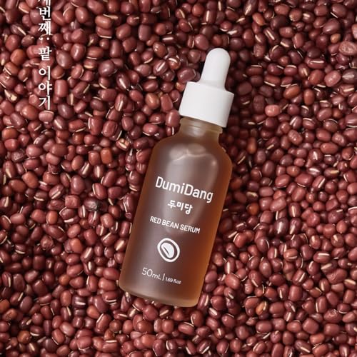 DumiDang Red Bean Serum - Korean Traditional Vegan Skincare Formula, Anti-Aging & clarifying skin with Fermented Red Bean Extract and Kelp Extracts, 50mL | 1.69fl. oz
