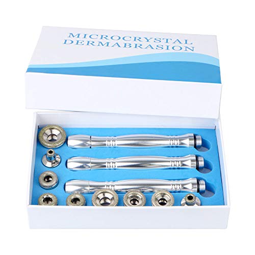 UNOISETION Diamond Microdermabrasion Tips Replacements, 3 Wands 9Pcs Dermabrasion Tips Replacement with 50pcs Cotton Filter for Diamond Dermabrasion Peeling, Facial Skin Care (US)