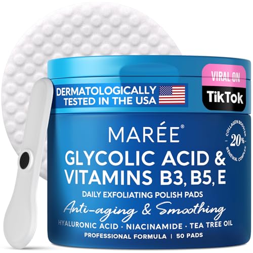 MAREE Glycolic Acid Peel Pads with Tea Tree Oil