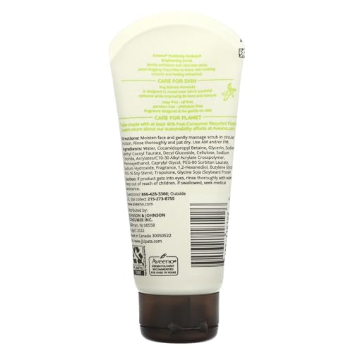 Aveeno Skin Brightening Exfoliating Facial Scrub 2oz
