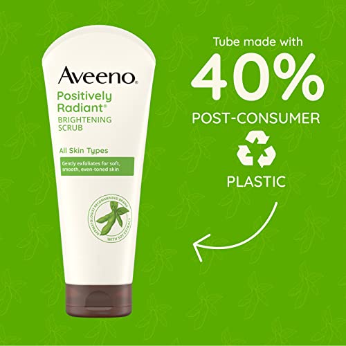 Aveeno Radiant Exfoliating Facial Scrub, Brightening Formula