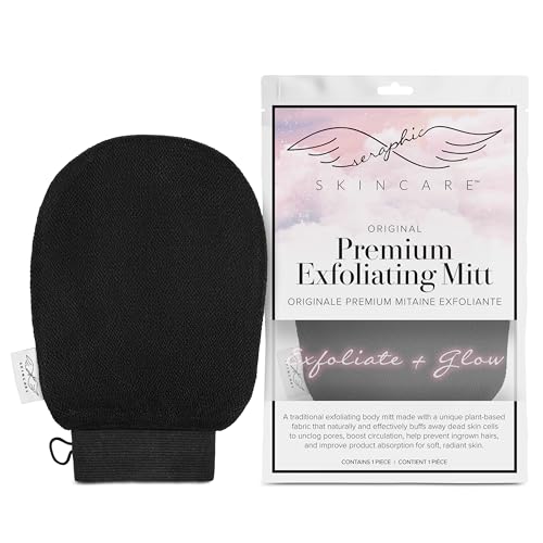 Vegan Exfoliating Mitt for Body Scrub 1pc
