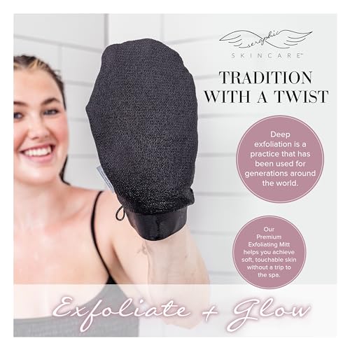Vegan Exfoliating Mitt for Body Scrub 1pc