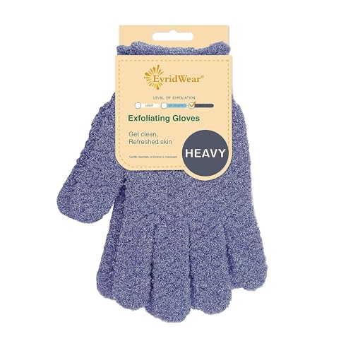 Exfoliating Dual Texture Bath Gloves for Skin Renewal
