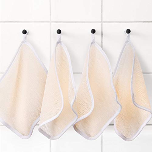 5-Pack Exfoliating Face and Body Wash Cloths