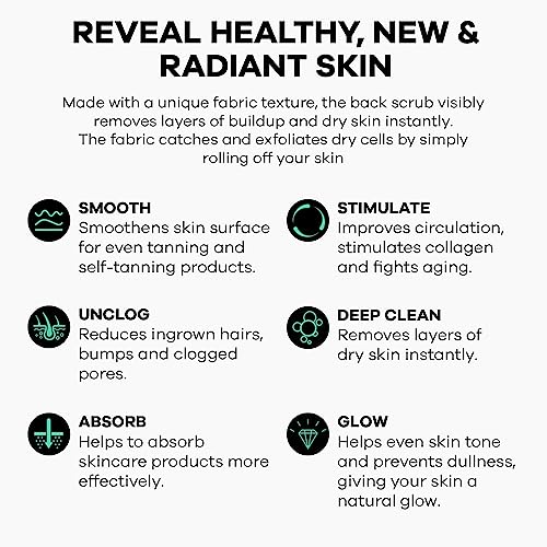 Deep Exfoliating Back Scrubber for All Skin Types