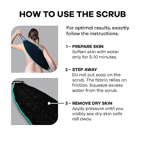 Deep Exfoliating Back Scrubber for All Skin Types