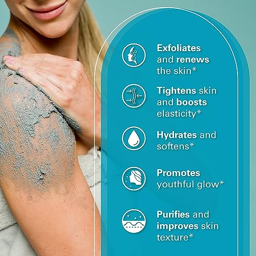 Charcoal Collagen Body Scrub for Skin Toning
