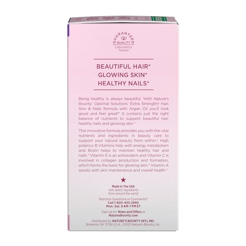 Argan-Infused Hair, Skin & Nails Vitamin Supplement