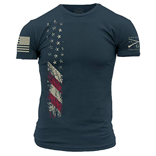 True Colors Grunt Style T-Shirt - XL Navy