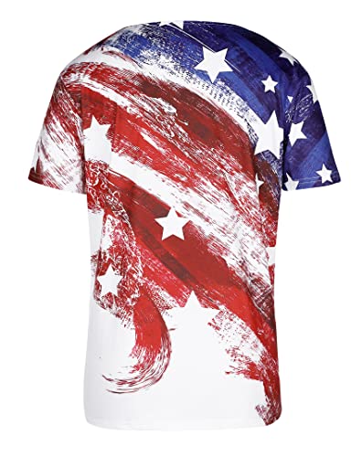 USA Flag Women's Tee: Fourth of July Collection