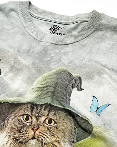 Catdalf Graphic Tee for Cat Lovers - Green XL