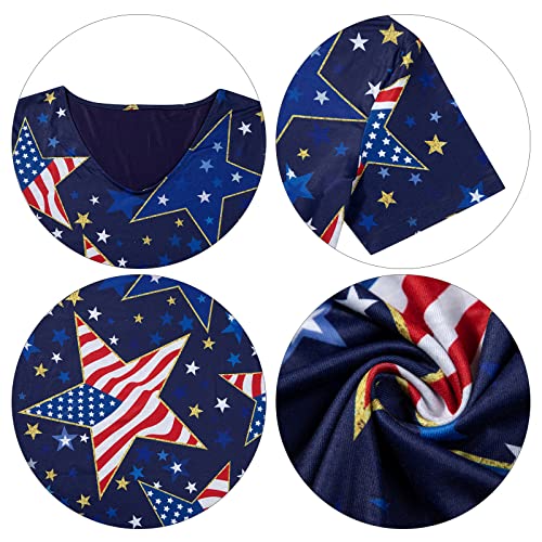 Funny USA Flag Patriotic Women's Graphic Tee Top