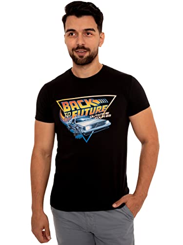 Back to the Future Mens Tee Classic 80s Movie