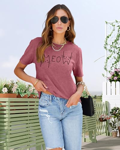 Funny Cat Mom T-Shirts for Women