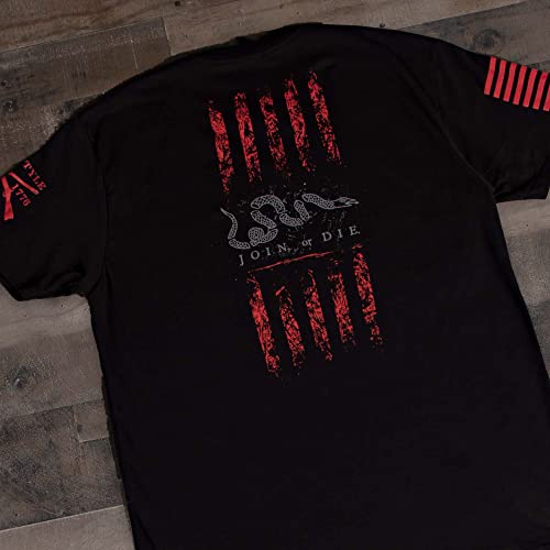 Sons of Liberty Patriotic Tee (Black, XL)