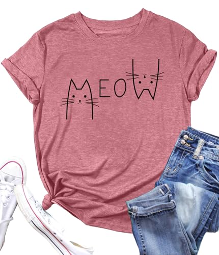 Funny Cat Mom T-Shirts for Women