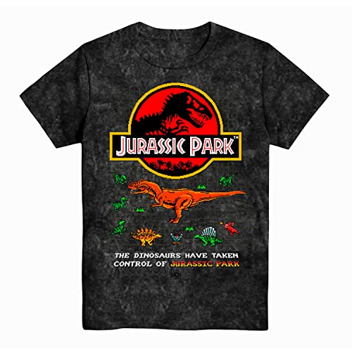 Jurassic Park Boys 8Bit Tie Dye T-Shirt