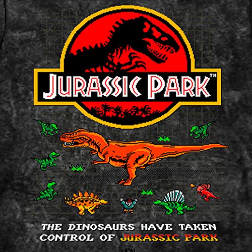 Jurassic Park Boys 8Bit Tie Dye T-Shirt