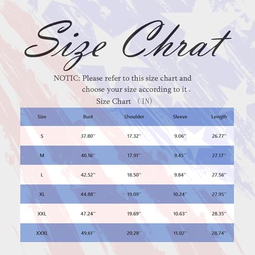 Women's Patriotic Henley Shirt for 4th of July